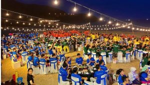 Event bên biển sôi động tại Nhà Hàng Rạng Đông – Eo Gió Bãi Dài
